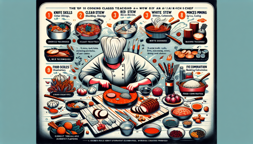 烹飪教師的十大廚藝課程