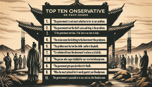里根的十大保守主義金句
